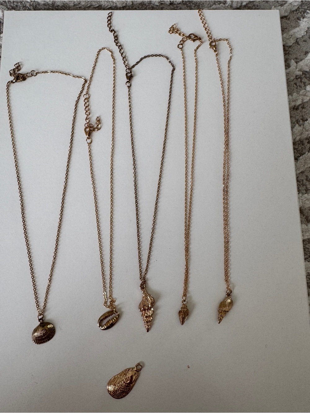 Seashell necklace bundle